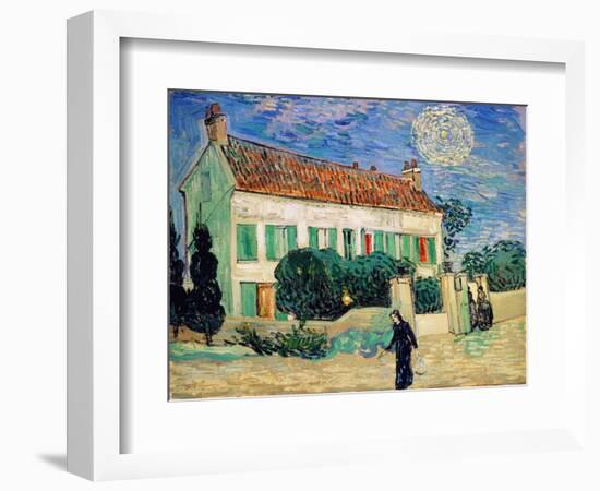 White House at Night, 1890-Vincent van Gogh-Framed Giclee Print