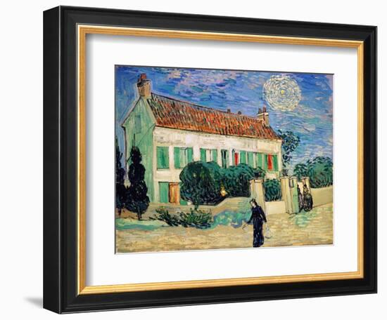 White House at Night, 1890-Vincent van Gogh-Framed Giclee Print