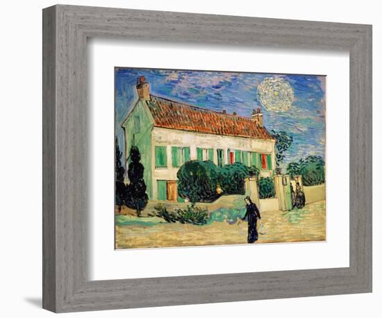 White House at Night, 1890-Vincent van Gogh-Framed Giclee Print