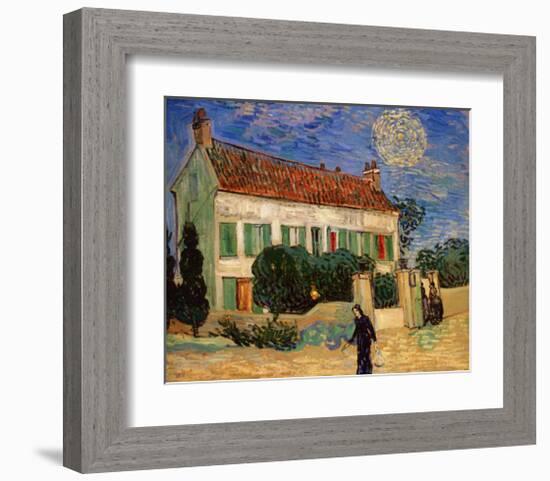 White House at Night-Vincent van Gogh-Framed Giclee Print