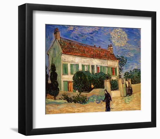 White House at Night-Vincent van Gogh-Framed Giclee Print