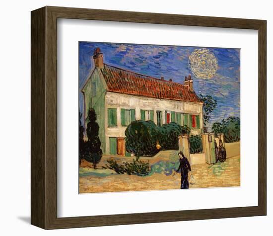 White House at Night-Vincent van Gogh-Framed Giclee Print