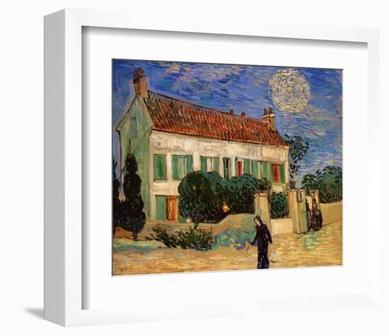 White House at Night-Vincent van Gogh-Framed Giclee Print