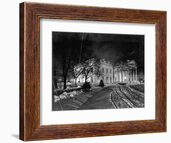 White House at Night-null-Framed Photographic Print