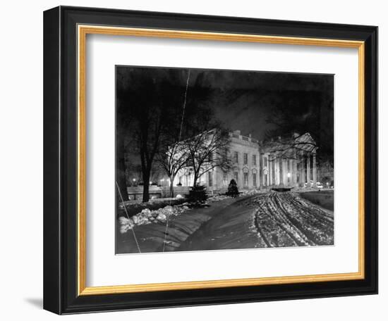 White House at Night-null-Framed Photographic Print