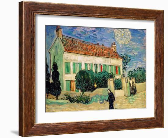 White House at Night-Vincent van Gogh-Framed Giclee Print