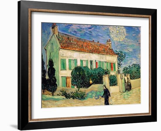 White House at Night-Vincent van Gogh-Framed Giclee Print