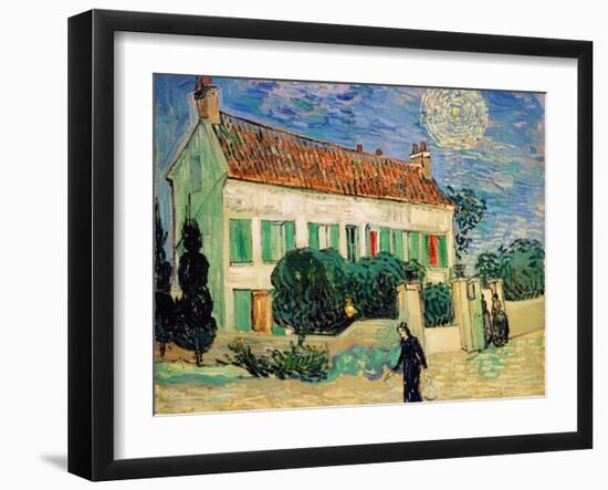 White House at Night-Vincent van Gogh-Framed Giclee Print