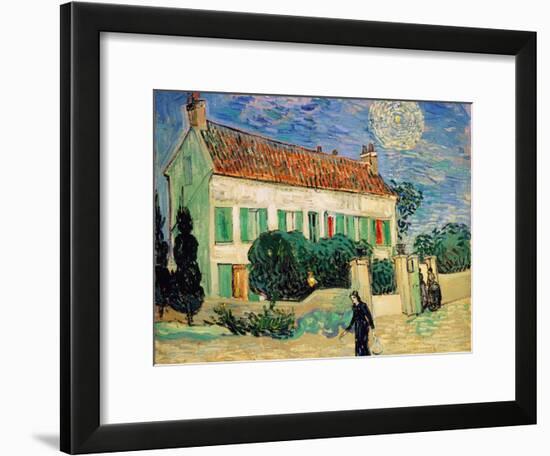 White House at Night-Vincent van Gogh-Framed Giclee Print