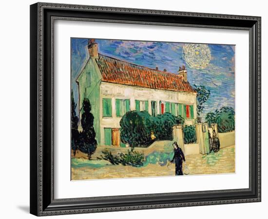 White House at Night-Vincent van Gogh-Framed Giclee Print