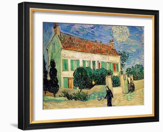 White House at Night-Vincent van Gogh-Framed Giclee Print