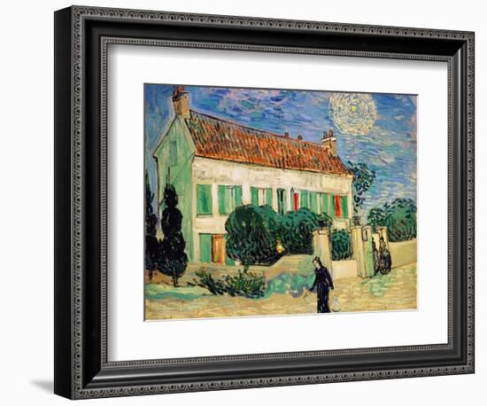 White House at Night-Vincent van Gogh-Framed Giclee Print