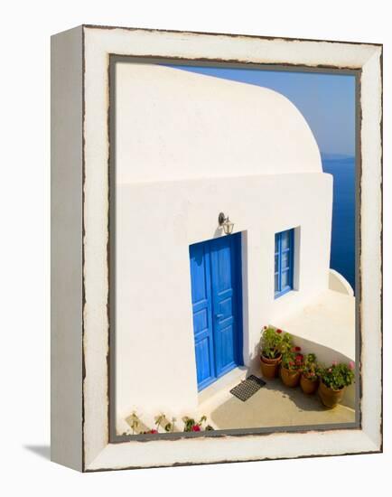 White House, Oia, Santorini, Greece-Bill Bachmann-Framed Premier Image Canvas