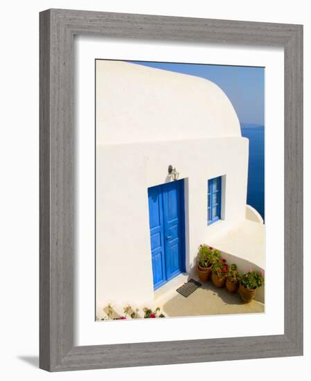 White House, Oia, Santorini, Greece-Bill Bachmann-Framed Photographic Print