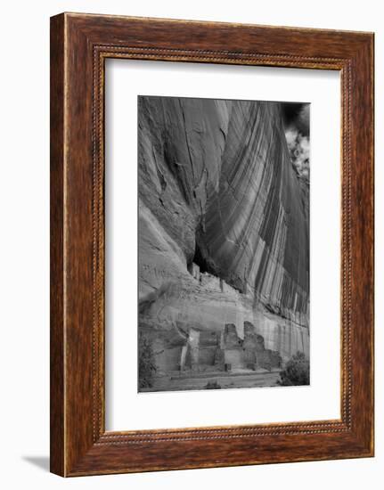 White House Ruins Canyon De Chelly B W-Steve Gadomski-Framed Photographic Print