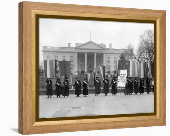 White House: Suffragettes-null-Framed Premier Image Canvas