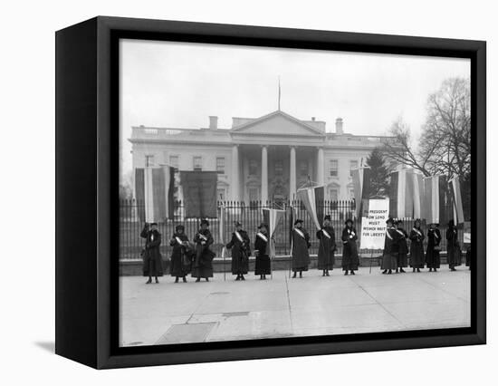 White House: Suffragettes-null-Framed Premier Image Canvas