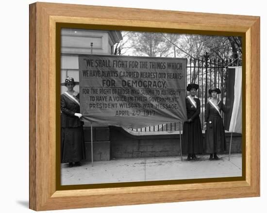 White House: Suffragettes-null-Framed Premier Image Canvas