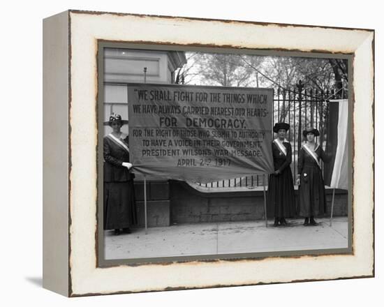 White House: Suffragettes-null-Framed Premier Image Canvas