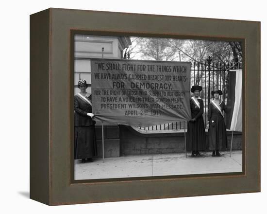 White House: Suffragettes-null-Framed Premier Image Canvas