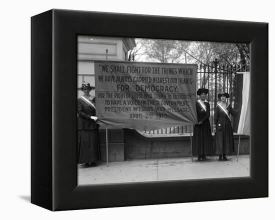 White House: Suffragettes-null-Framed Premier Image Canvas