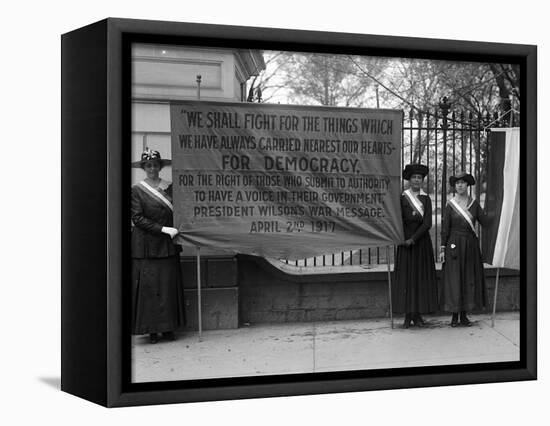 White House: Suffragettes-null-Framed Premier Image Canvas