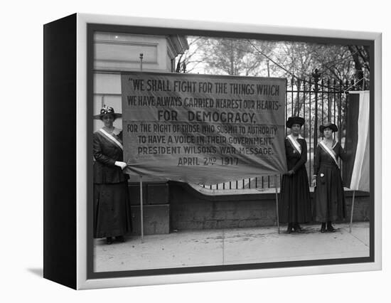 White House: Suffragettes-null-Framed Premier Image Canvas