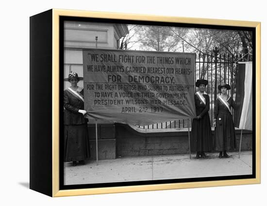White House: Suffragettes-null-Framed Premier Image Canvas