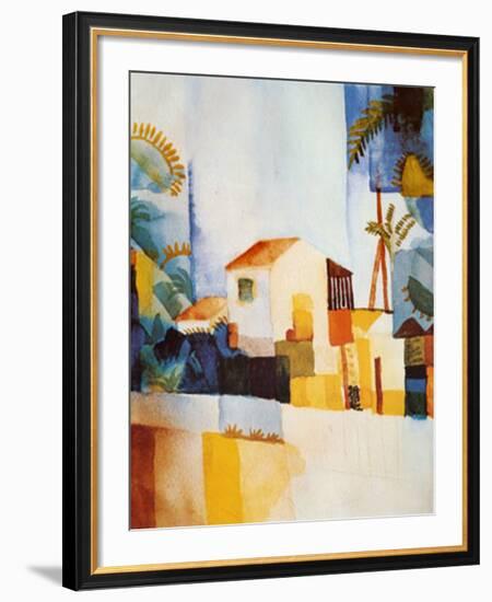 White House, Tunisia, c.1914-Auguste Macke-Framed Art Print