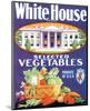 White House Vegetables-null-Mounted Art Print