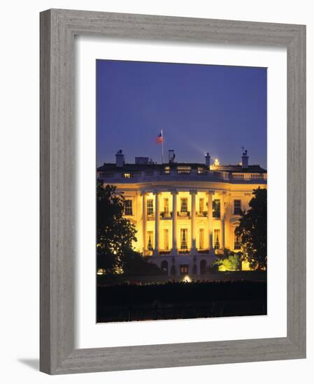 White House, Washington D.C., USA-Walter Bibikow-Framed Photographic Print