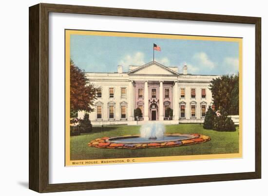 White House, Washington D.C.-null-Framed Art Print