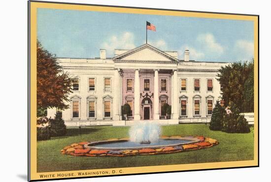 White House, Washington D.C.-null-Mounted Art Print