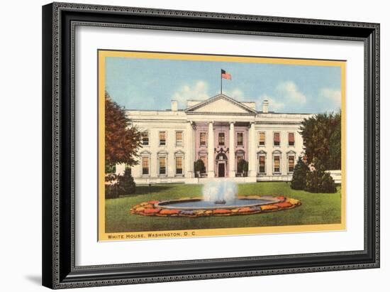 White House, Washington D.C.-null-Framed Art Print