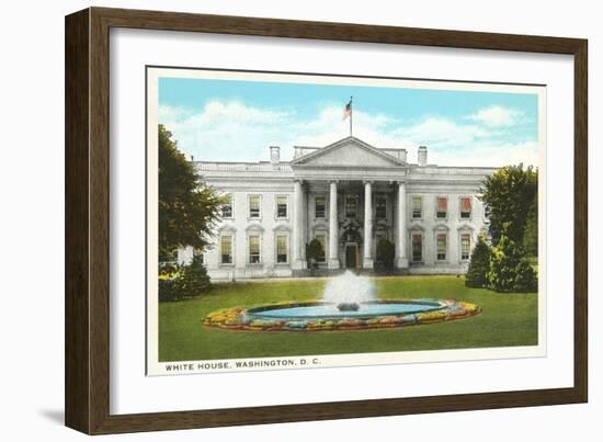 White House, Washington, D.C.-null-Framed Premium Giclee Print