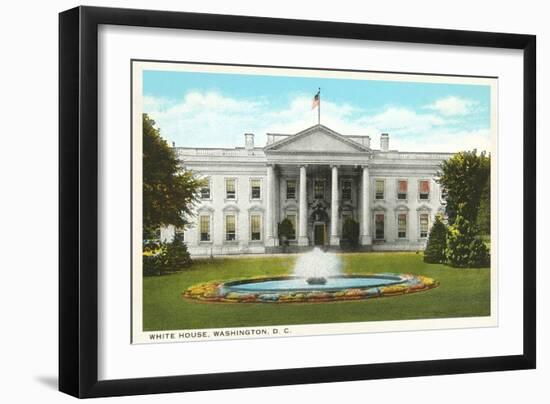 White House, Washington, D.C.-null-Framed Art Print