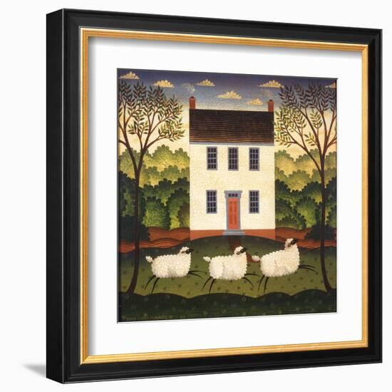 White House-Diane Ulmer Pedersen-Framed Art Print