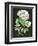 White Hydrangea Study II-Melissa Wang-Framed Premium Giclee Print