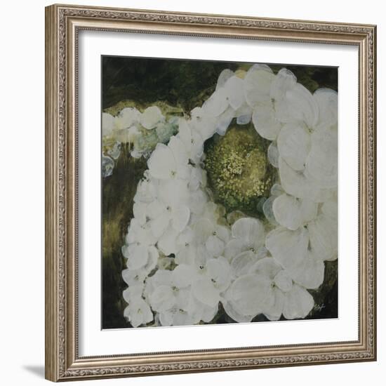 White Hydrengea-Farrell Douglass-Framed Giclee Print