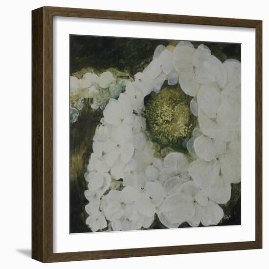 White Hydrengea-Farrell Douglass-Framed Giclee Print