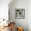 White Hydrengea-Farrell Douglass-Framed Giclee Print displayed on a wall