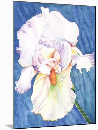 White Iris-Mary Russel-Mounted Giclee Print