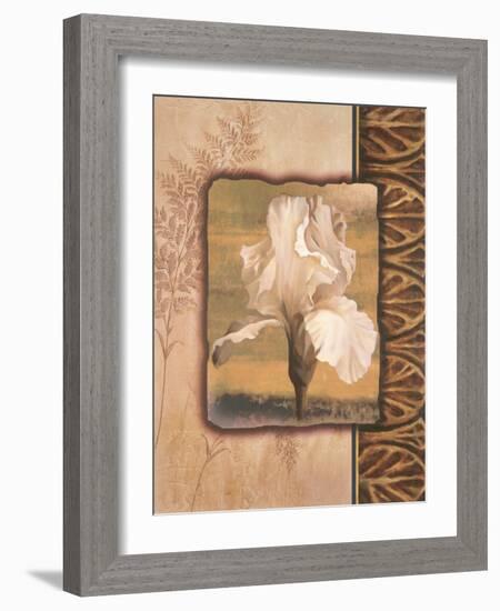 White Iris-TC Chiu-Framed Art Print