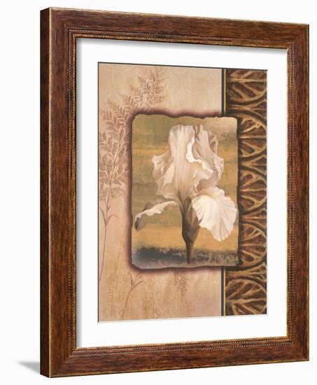 White Iris-TC Chiu-Framed Art Print