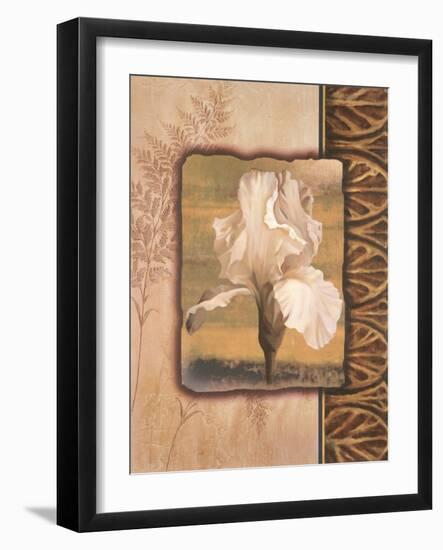 White Iris-TC Chiu-Framed Art Print