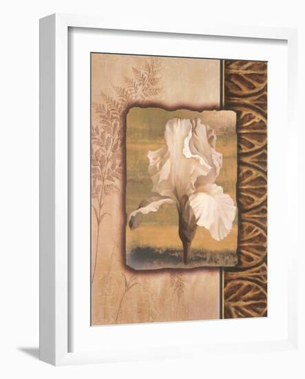 White Iris-TC Chiu-Framed Art Print