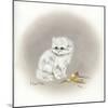 White Kitty (Ornament)-Peggy Harris-Mounted Giclee Print