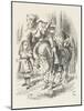 White Knight Alice and the White Knight-John Tenniel-Mounted Art Print