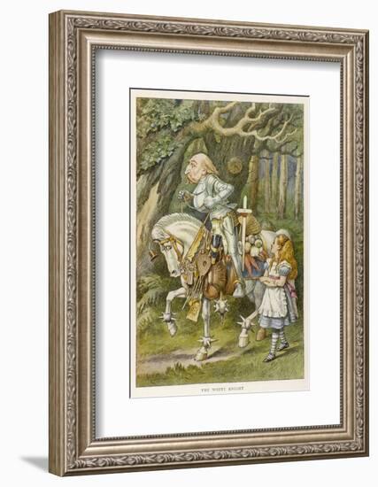 White Knight the White Knight-John Tenniel-Framed Photographic Print