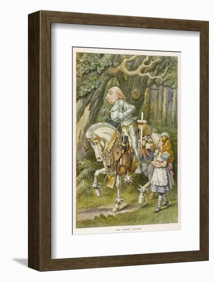 White Knight the White Knight-John Tenniel-Framed Photographic Print